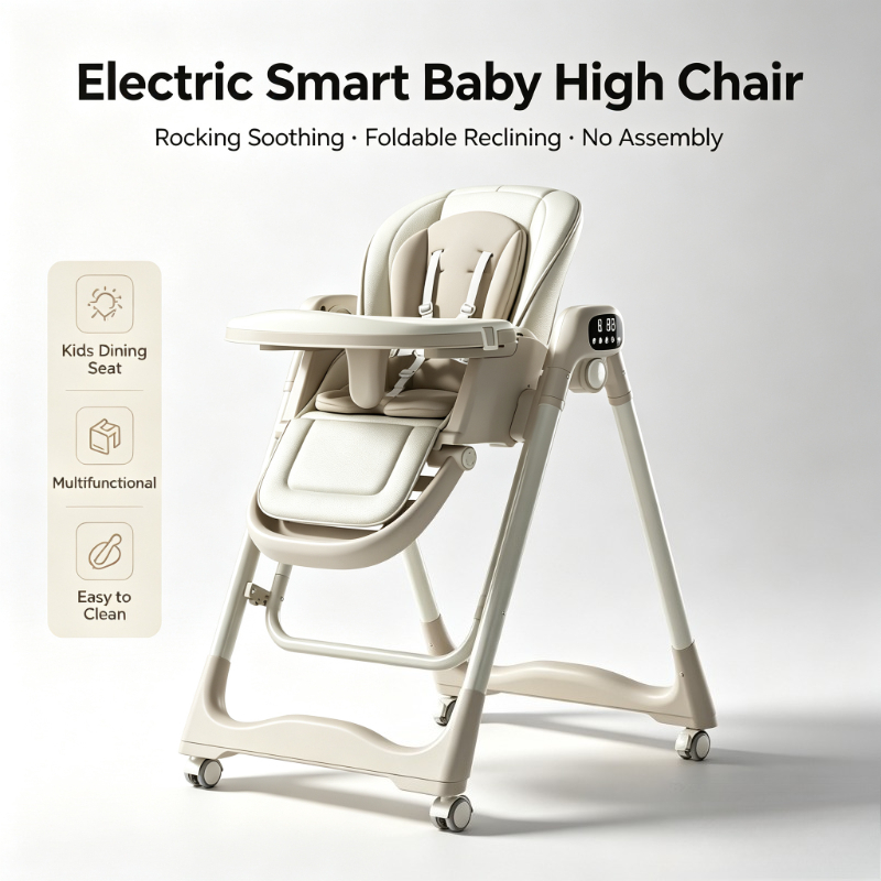 Baby High Chair Booster - Electric Smart Baby Rocking High Chair