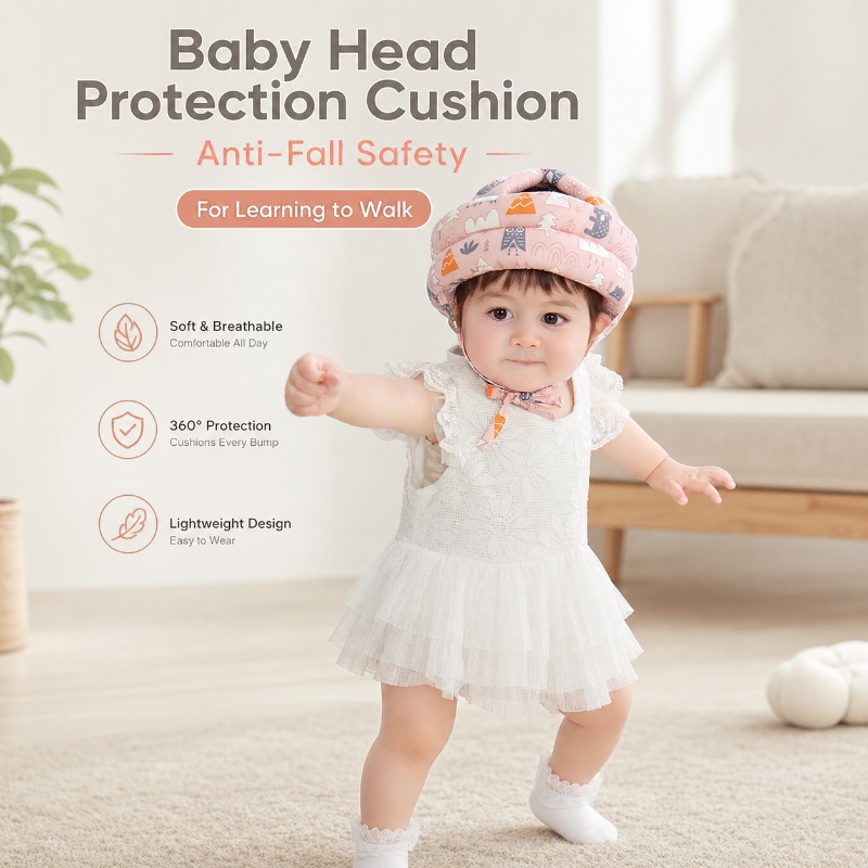 Infant Head Protector - Toddler Anti Fall Helmet Adjustable Head