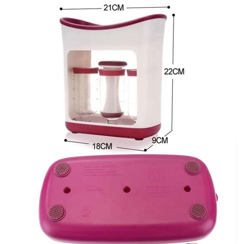 Baby Products Storage Box - Puree Squeezer Complementary Food Production Manual