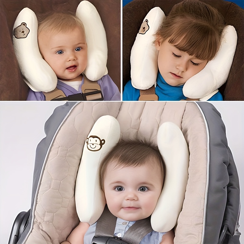 Infant Head Protector - Infant Stroller Neck Pillow Banana Car