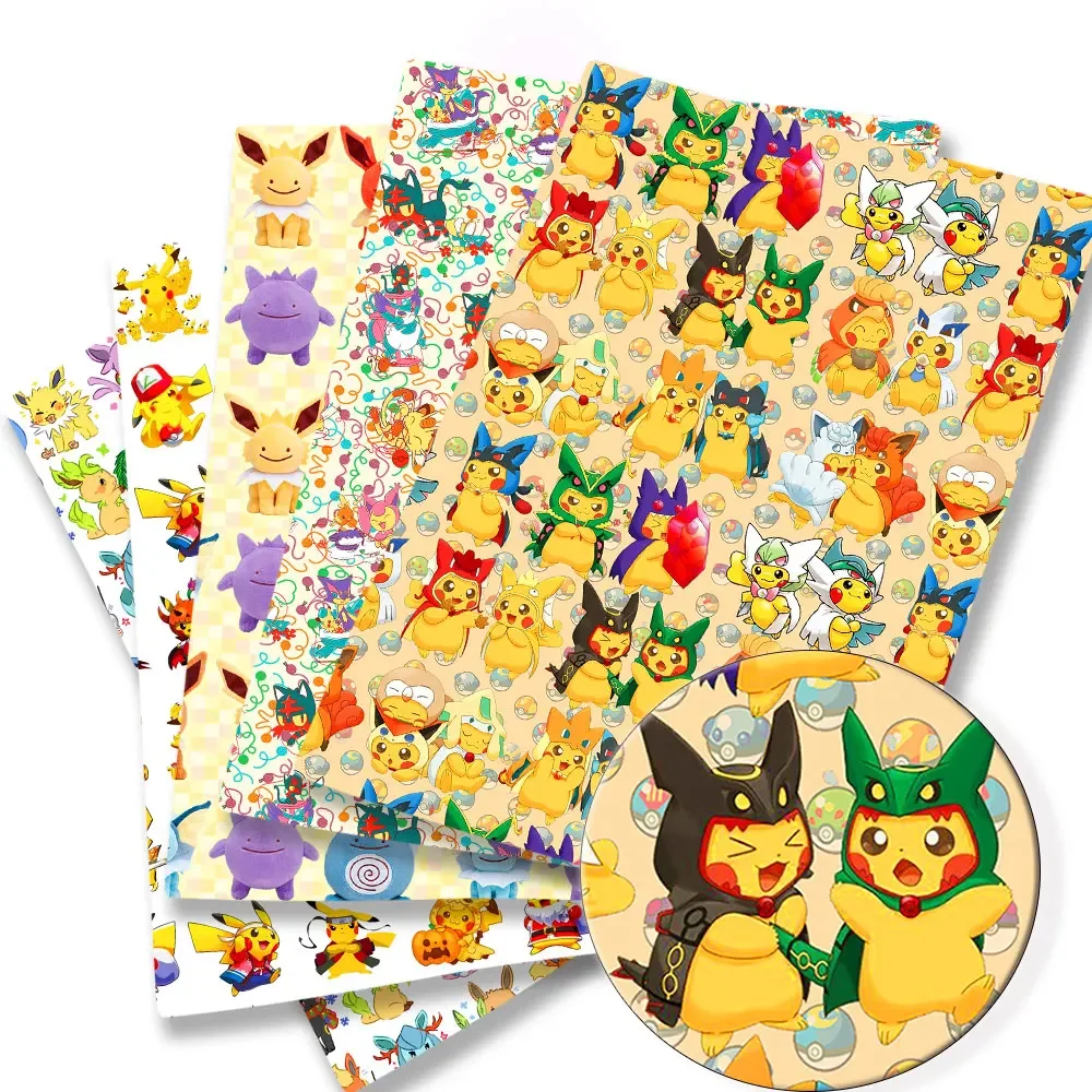 Baby Products In Japan - Pokemon Cartoon Fabric140*50cm Handmade Sewing Patchwork