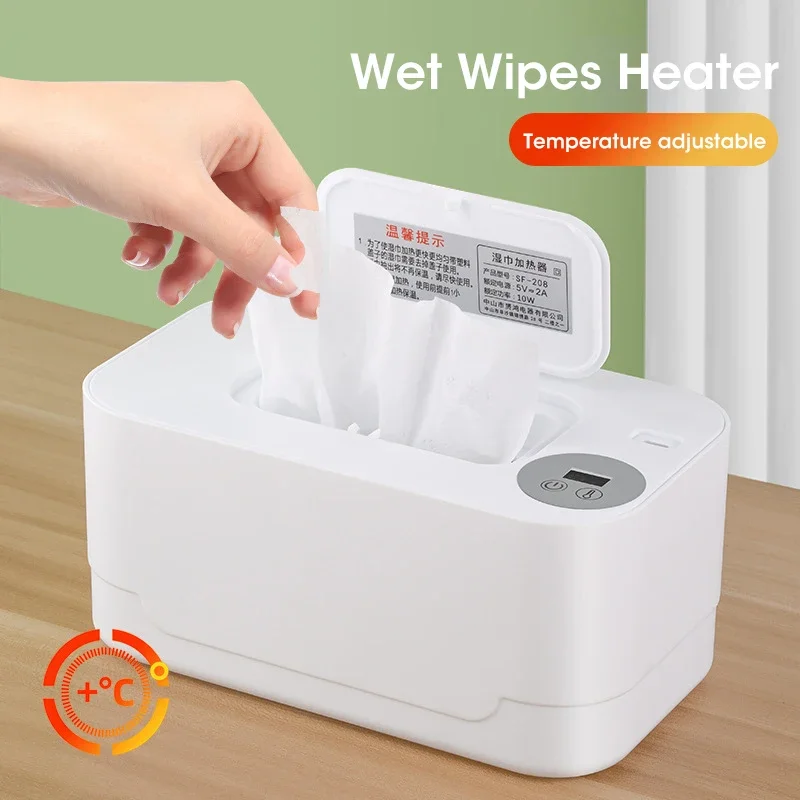 Baby Wipe Warmer - Portable Baby Wipe Warmer 2-in-1 Heated