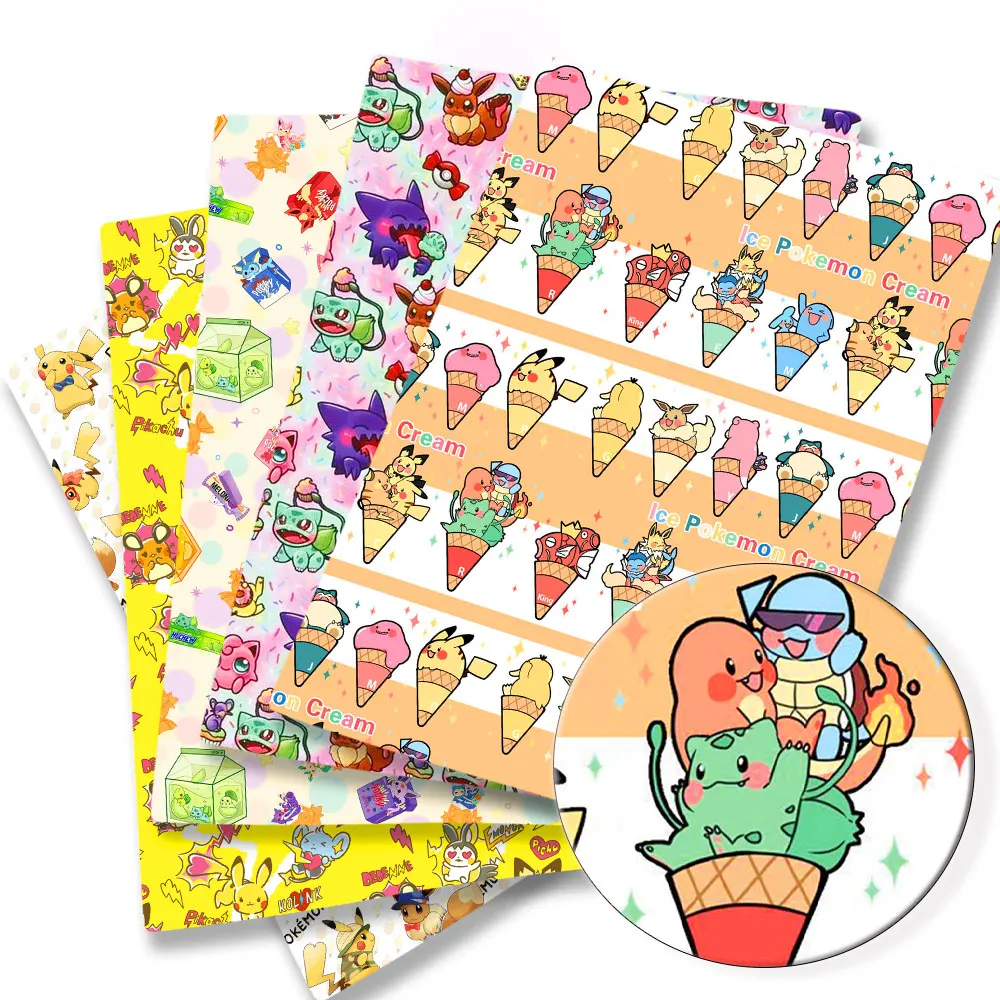 Baby Products In Japan - Pokemon Cartoon Fabric140*50cm Handmade Sewing Patchwork