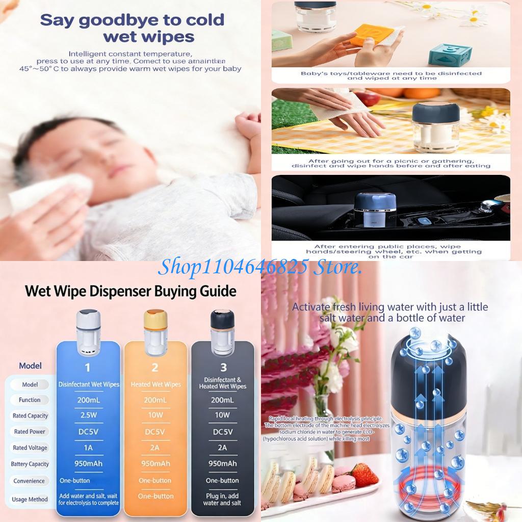 Baby Wipe Warmer - Baby Wet Wipe Heater Warmer with