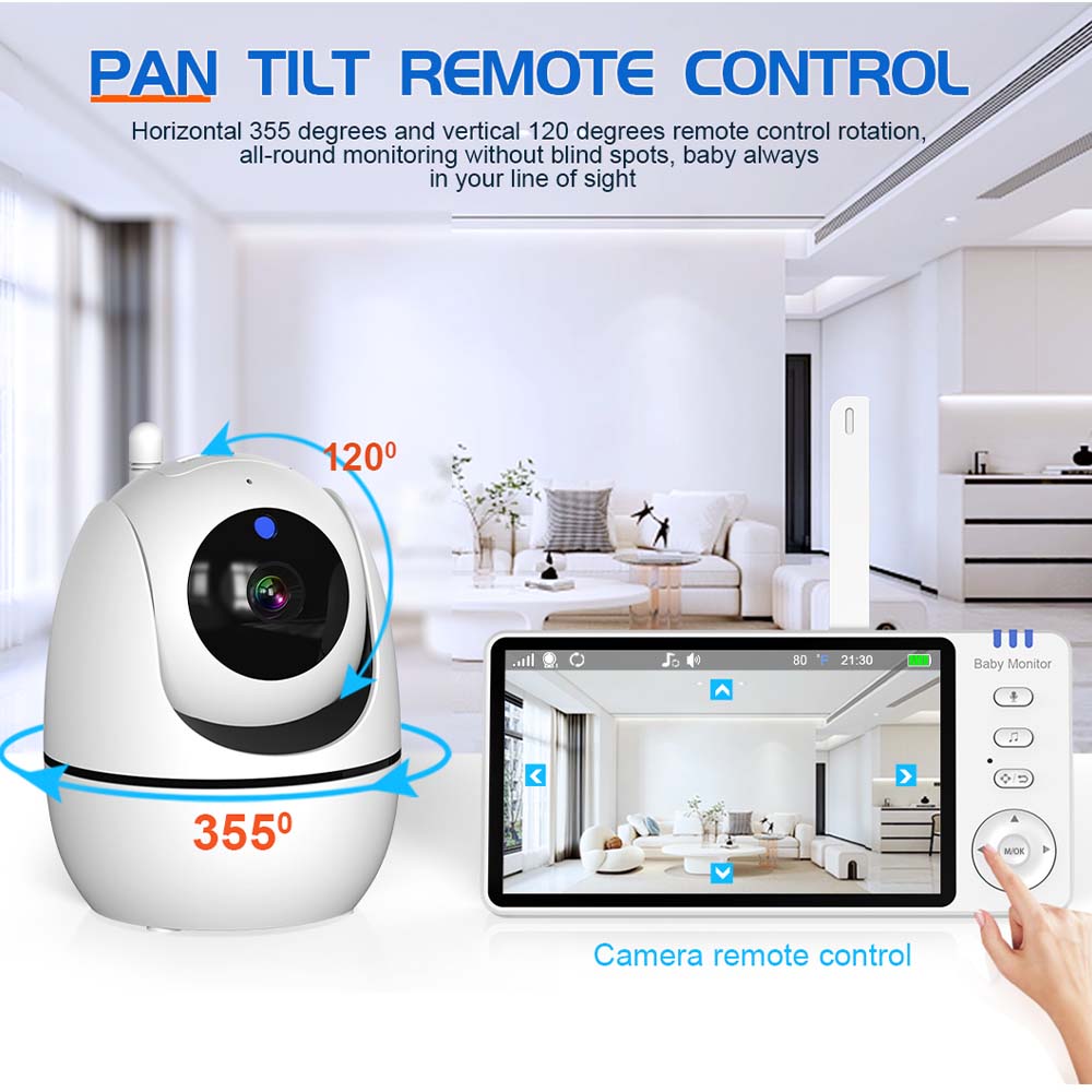 5 Inch Video Baby Monitor Indo - Baby Products Video recension och pris