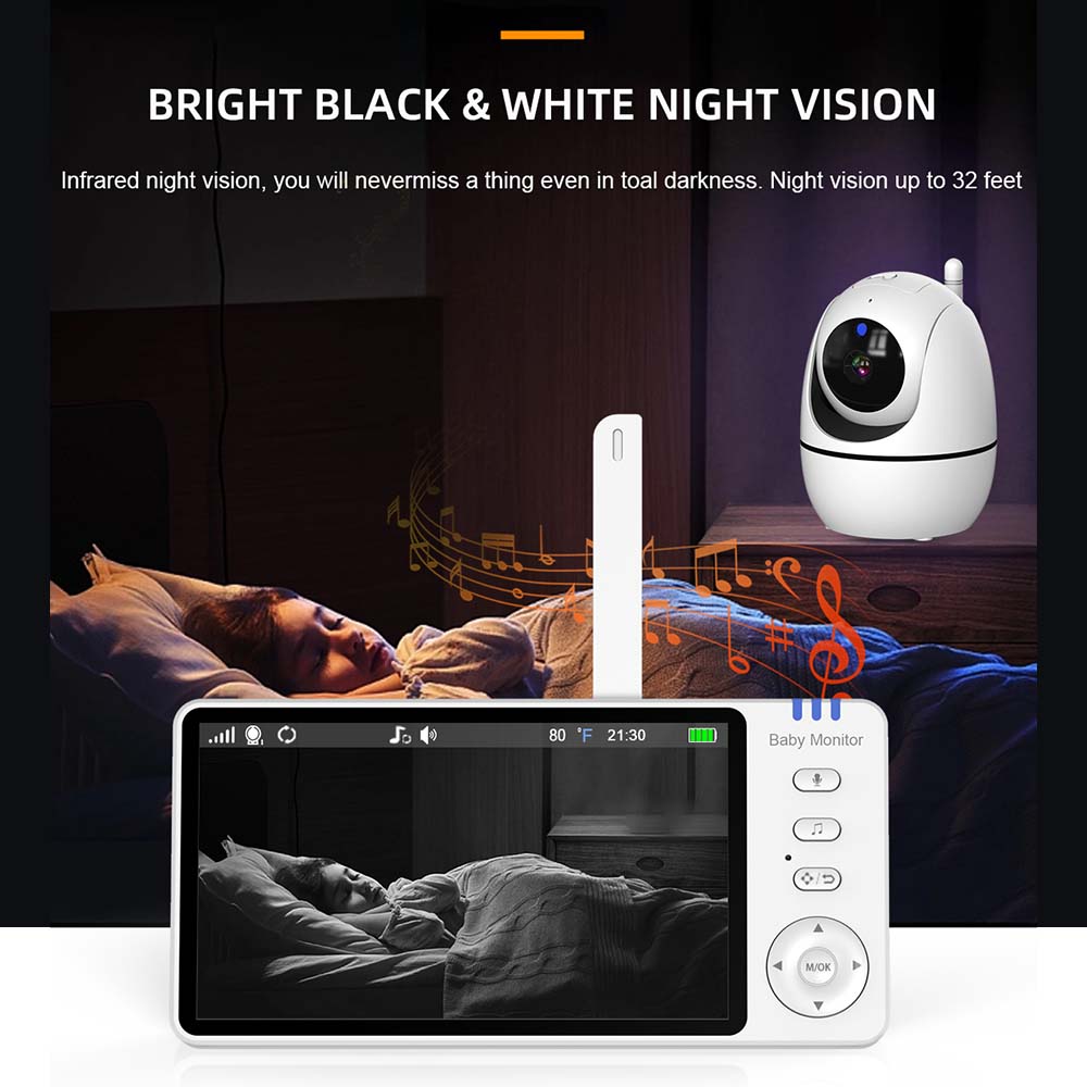 5 Inch Video Baby Monitor Indo - Baby Products Video recension och pris