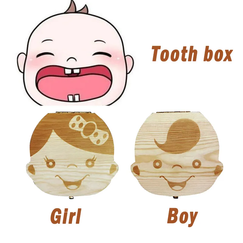 Baby Tooth Box Spanish/Dutch/F - Baby Products Storage Box recension och pris