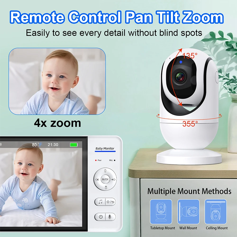 7.0'' Video Baby Monitor 720P  - Baby Products Video recension och pris