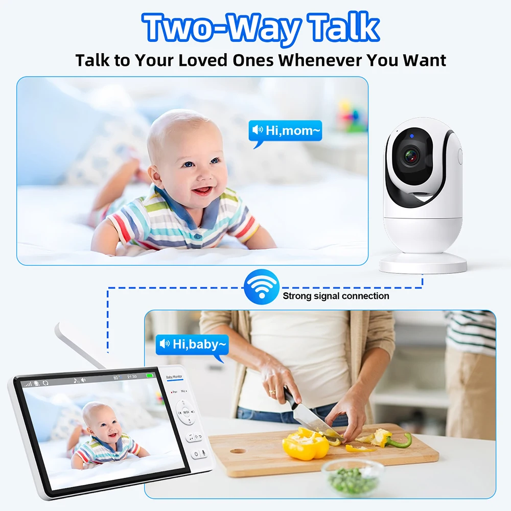 7.0'' Video Baby Monitor 720P  - Baby Products Video recension och pris
