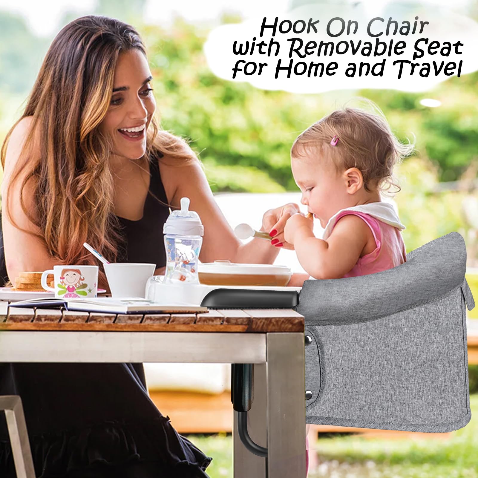 Hook-On Chair Fold-Flat Storag - Baby High Chair Booster recension och pris