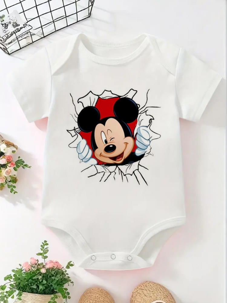 Funny Baby Onesie Cartoon Mick - Baby Products Essential recension och pris