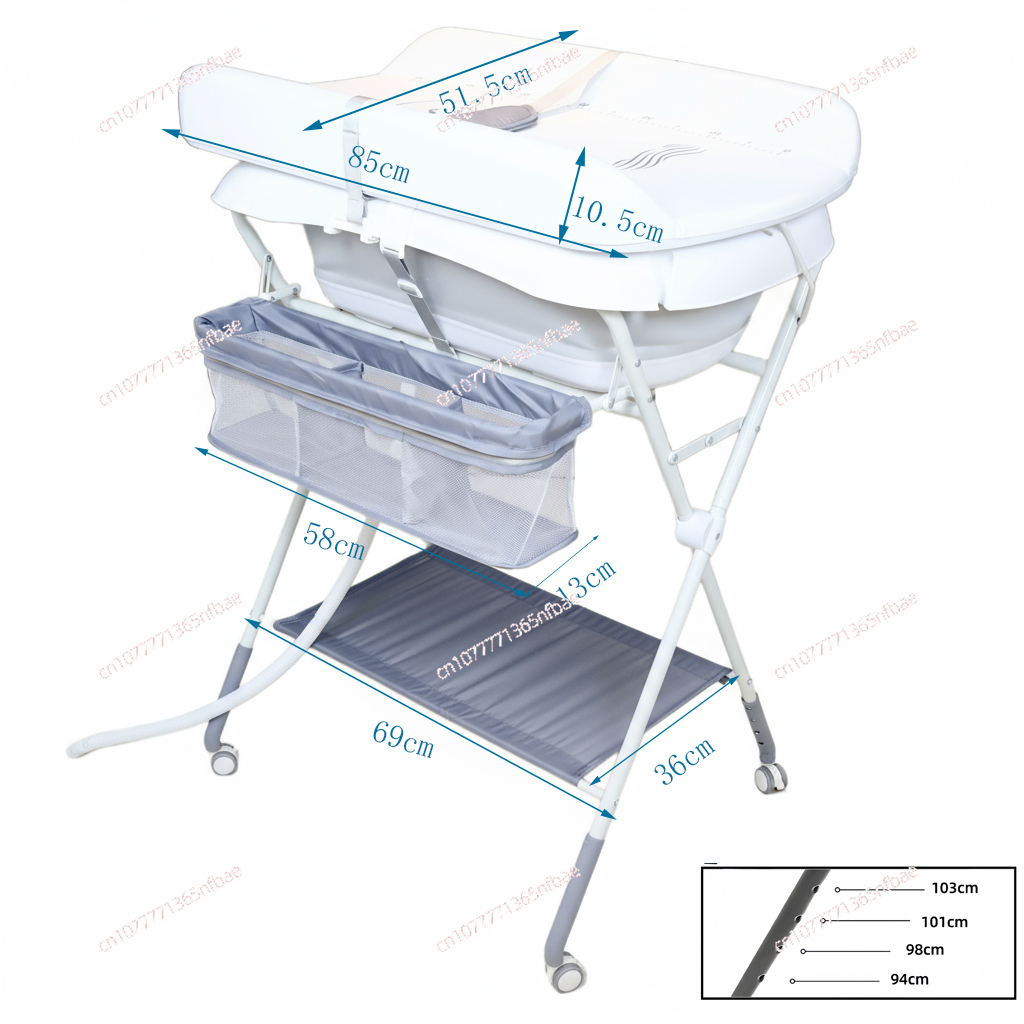 Baby Bath Tub & Changing Table - Baby Bath Tub Foldable recension och pris