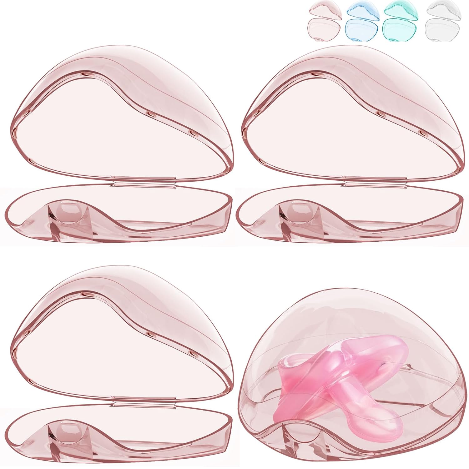 Pacifier Holder - 2/4 Pcs Trav - Baby Products Storage Box recension och pris