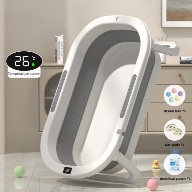 Baby Bath Tub Warm Bath Tub Ba - Baby Bath Tub Foldable recension och pris