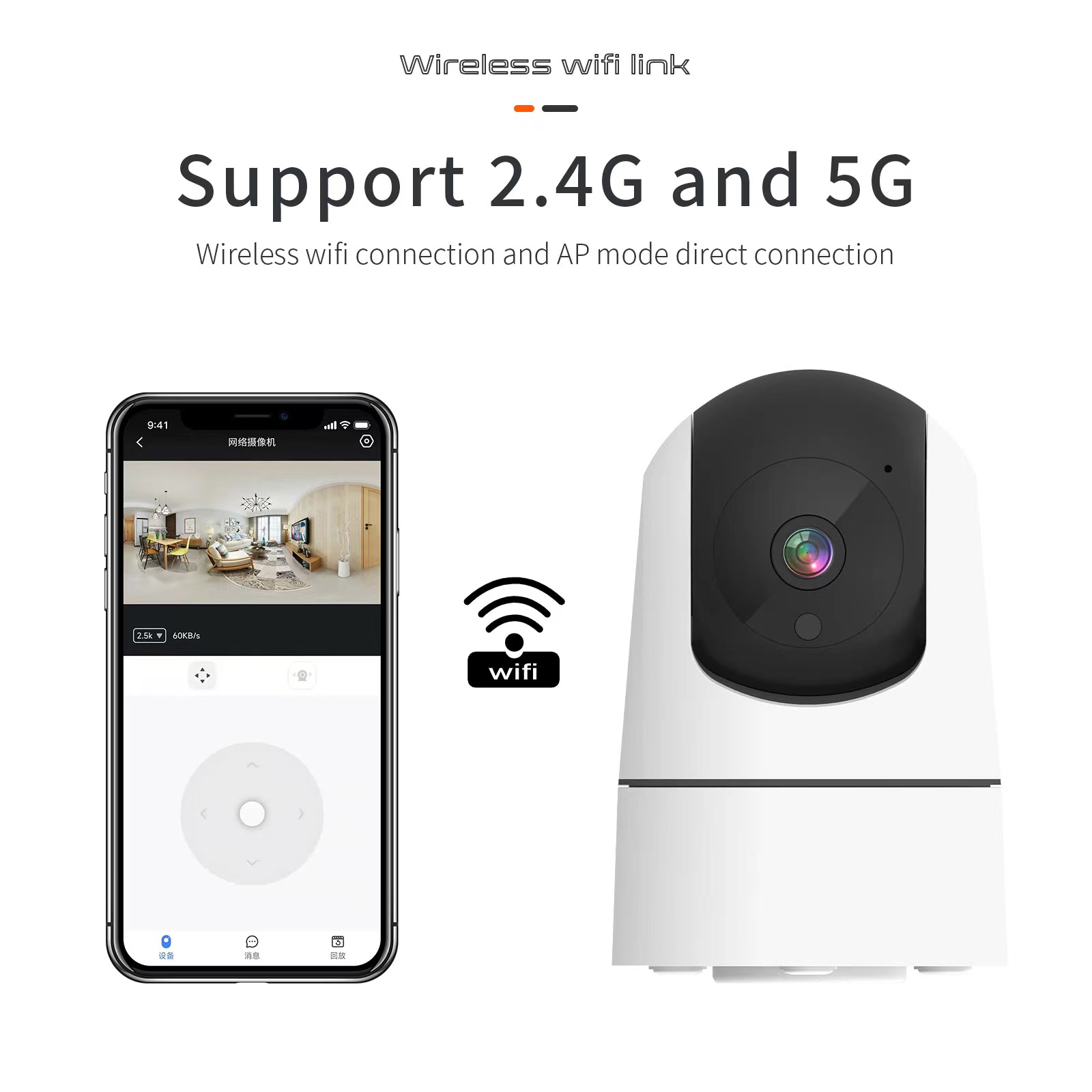 Tuya 5G WiFi IP Camera Indoor  - Baby Products Video recension och pris