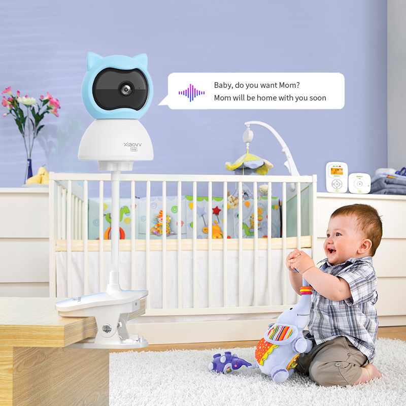 4MP WiFi xiaovv indoor Baby Mo - Baby Products Video recension och pris