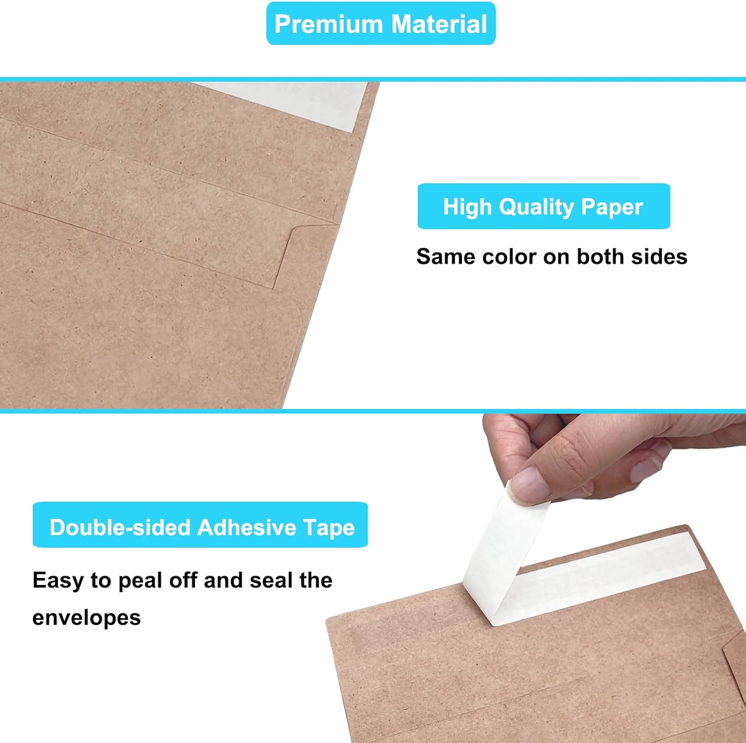 100 Pack 4x6 Kraft Envelopes f - Baby Products Pack recension och pris