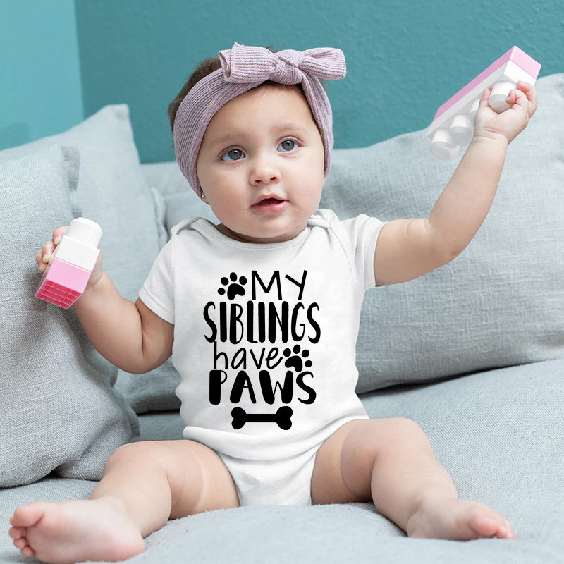 My Siblings Have Paws Cute Inf - Baby Products Essential recension och pris