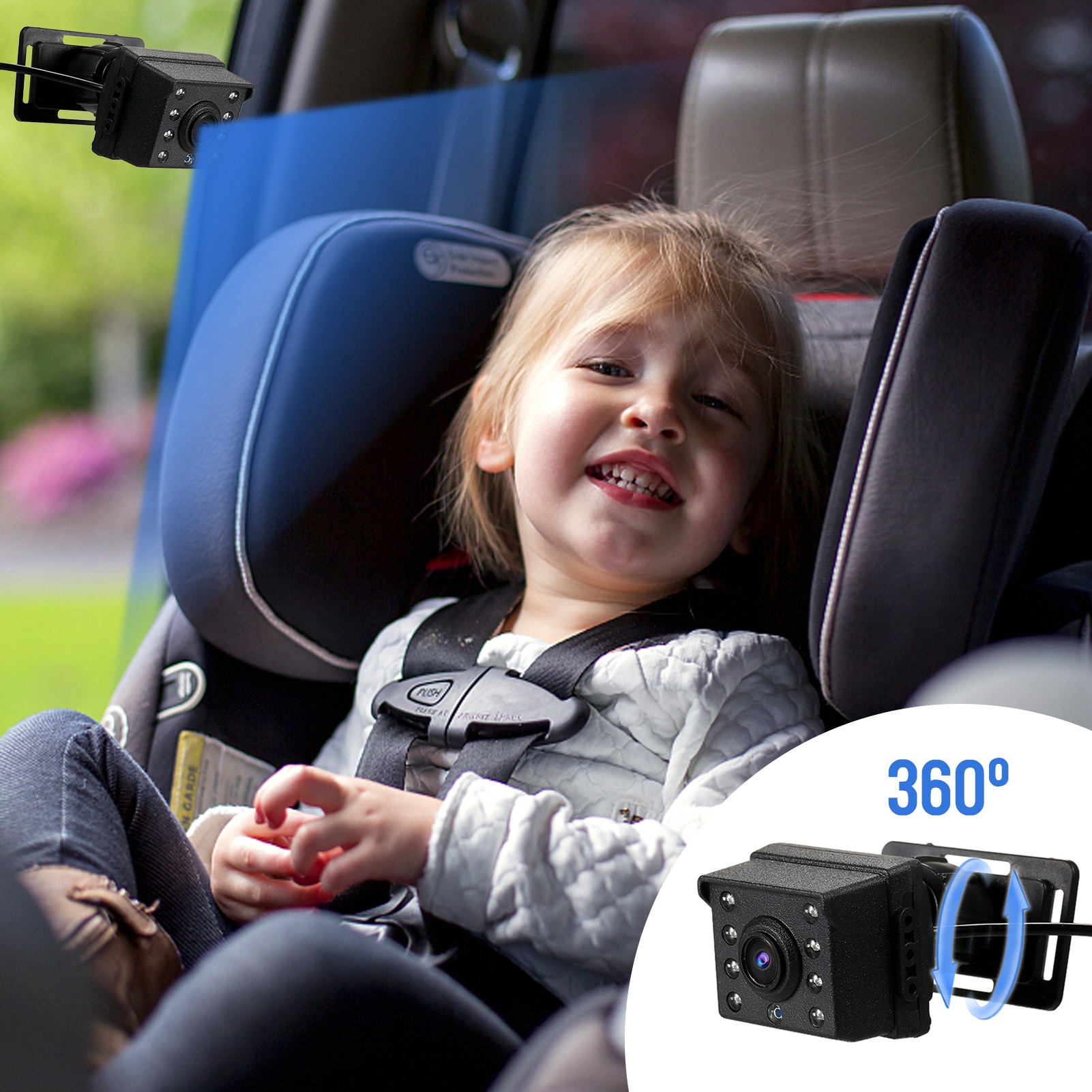 1080P Baby Car Mirror with 4.3 - Baby Products Video recension och pris