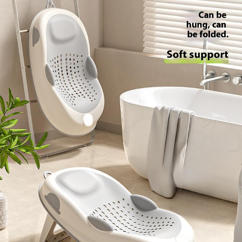 【Nice】1Pcs Newborn Shower Net  - Baby Bath Tub Foldable recension och pris
