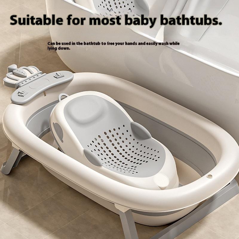 【Nice】1Pcs Newborn Shower Net  - Baby Bath Tub Foldable recension och pris