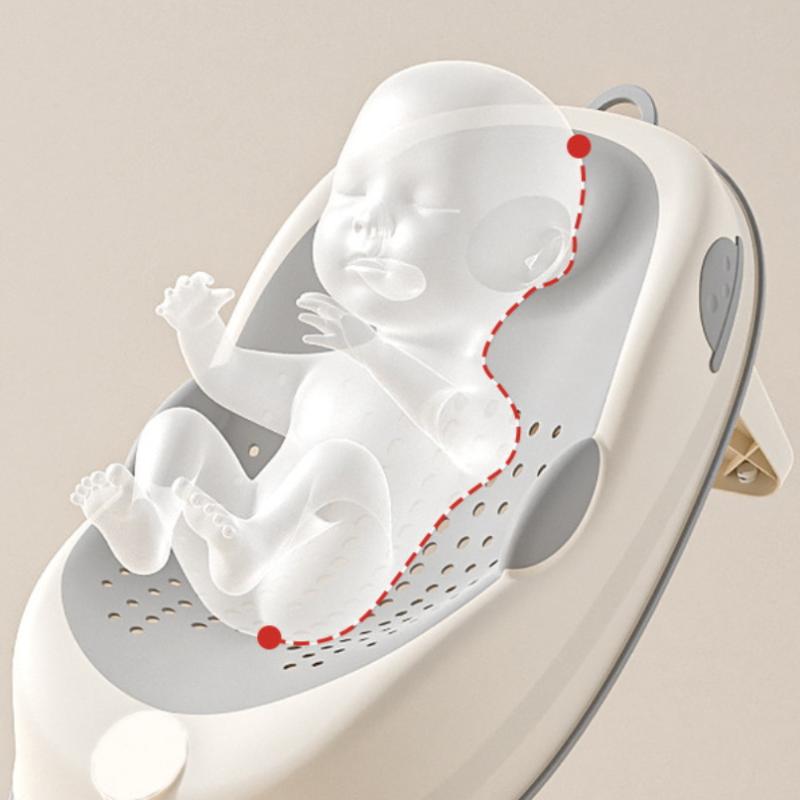 【Nice】1Pcs Newborn Shower Net  - Baby Bath Tub Foldable recension och pris