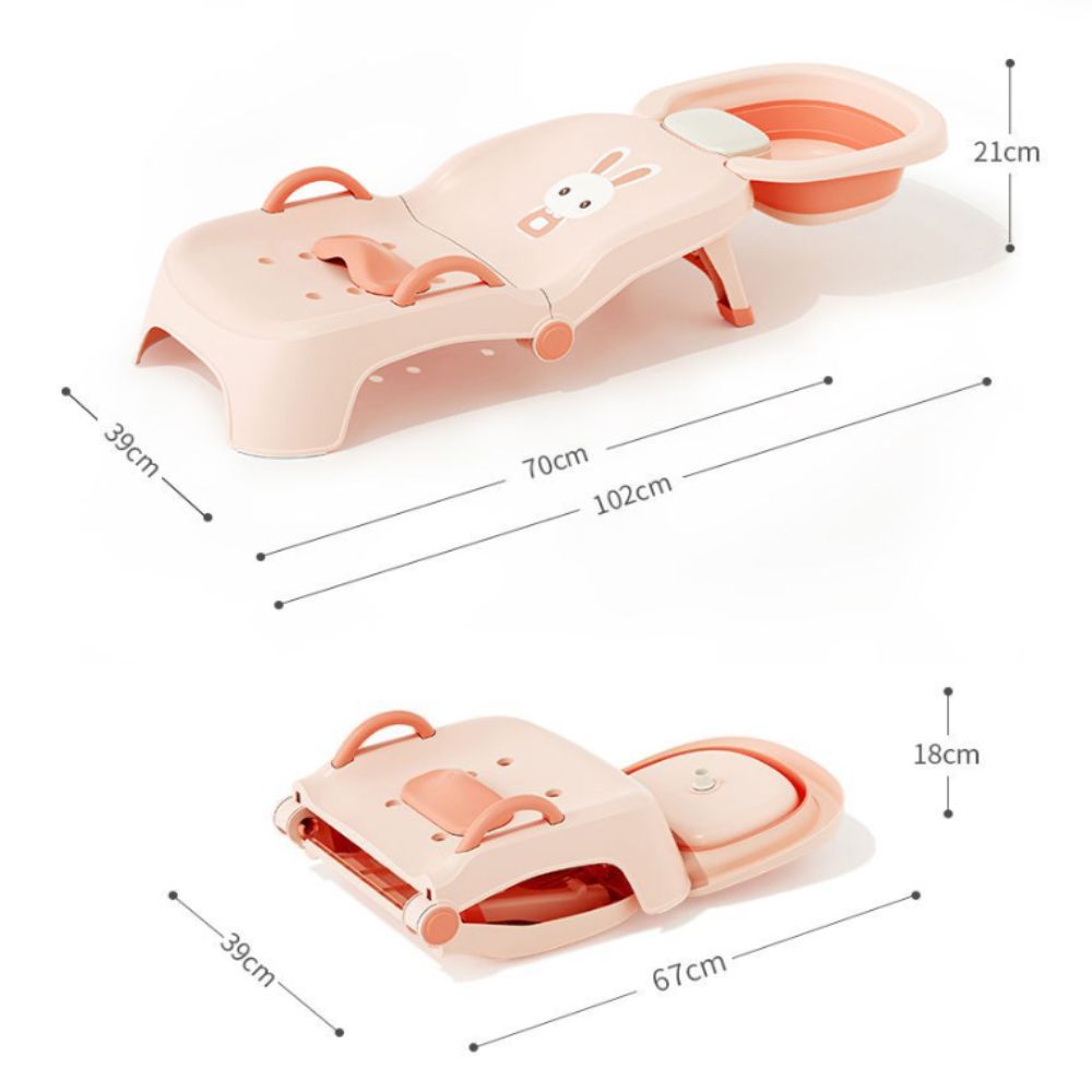 Adjustable Children's Shampoo  - Baby Bath Tub Foldable recension och pris