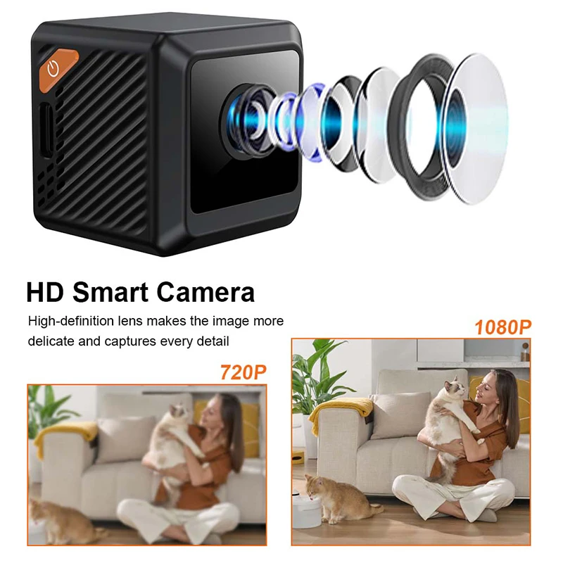Mini Camera Strong Magnetic 4K - Baby Products Video recension och pris
