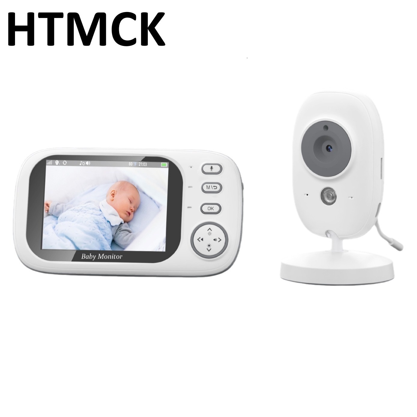 HTMCK 3.5 Inch Baby Monitor wi - Baby Products Video recension och pris