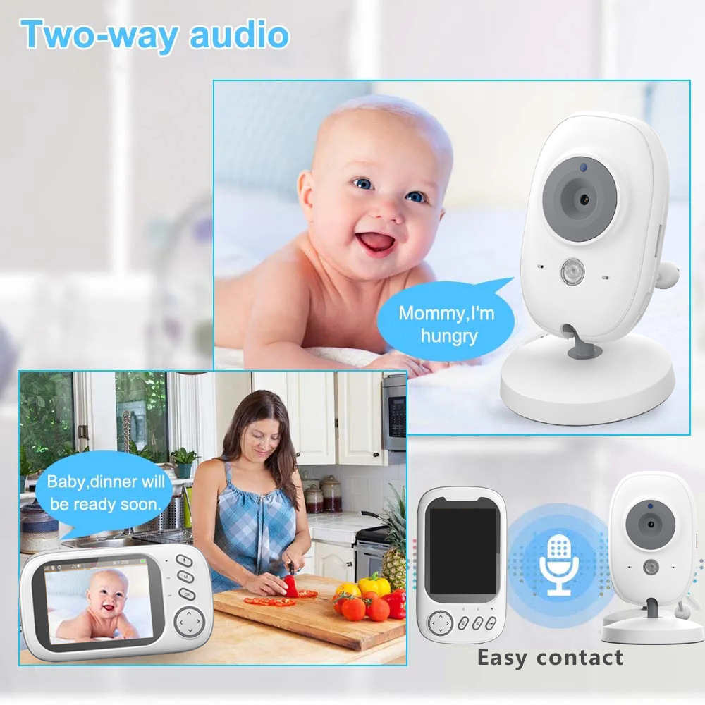 HTMCK 3.5 Inch Baby Monitor wi - Baby Products Video recension och pris