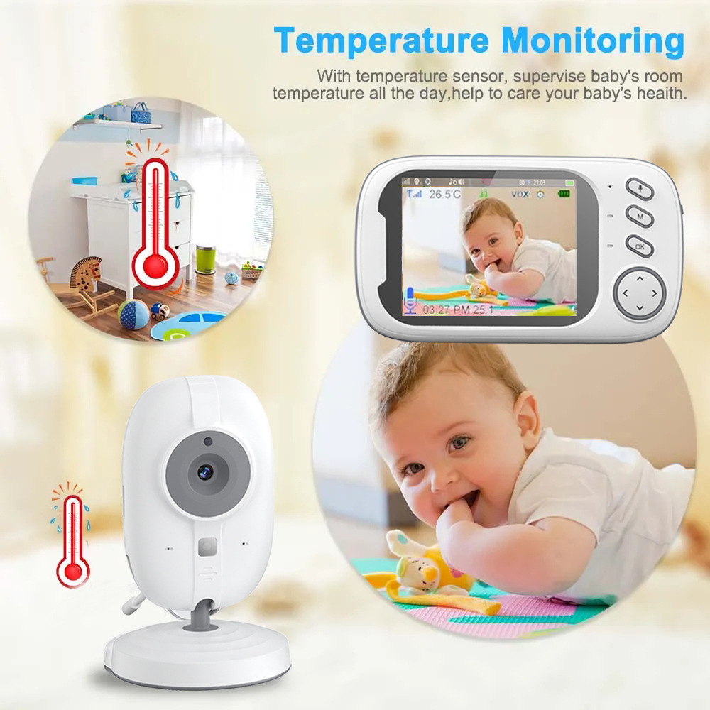 HTMCK 3.5 Inch Baby Monitor wi - Baby Products Video recension och pris