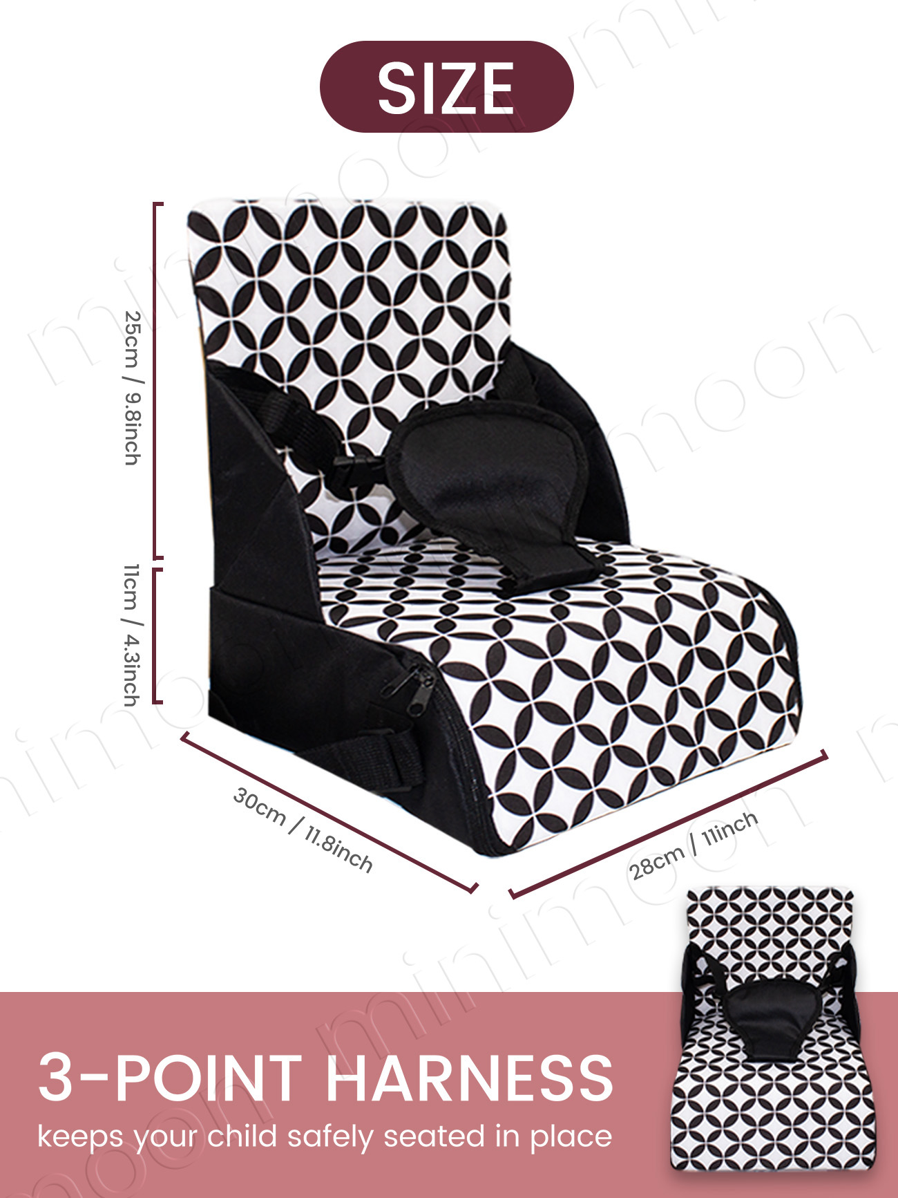 Portable Baby Booster Seat for - Baby High Chair Booster recension och pris